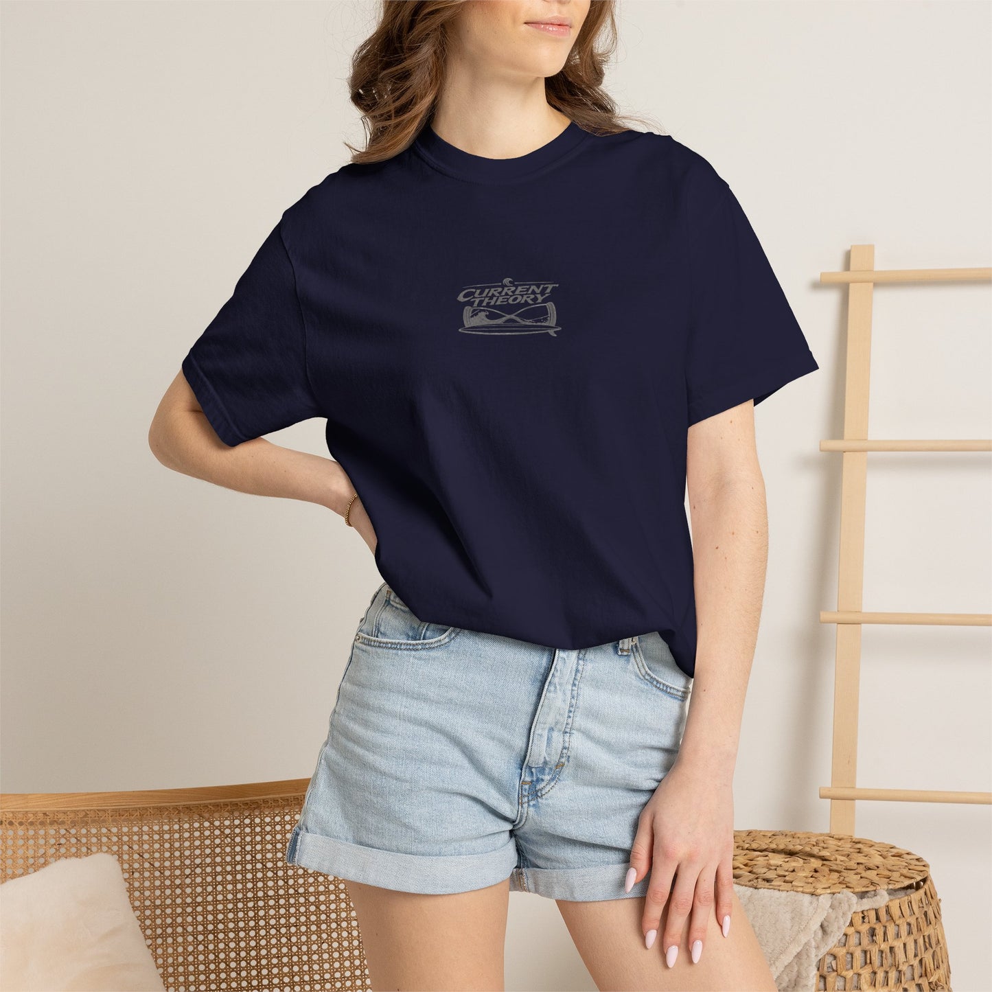 Current Theory Vintage Surf Tee - Navy