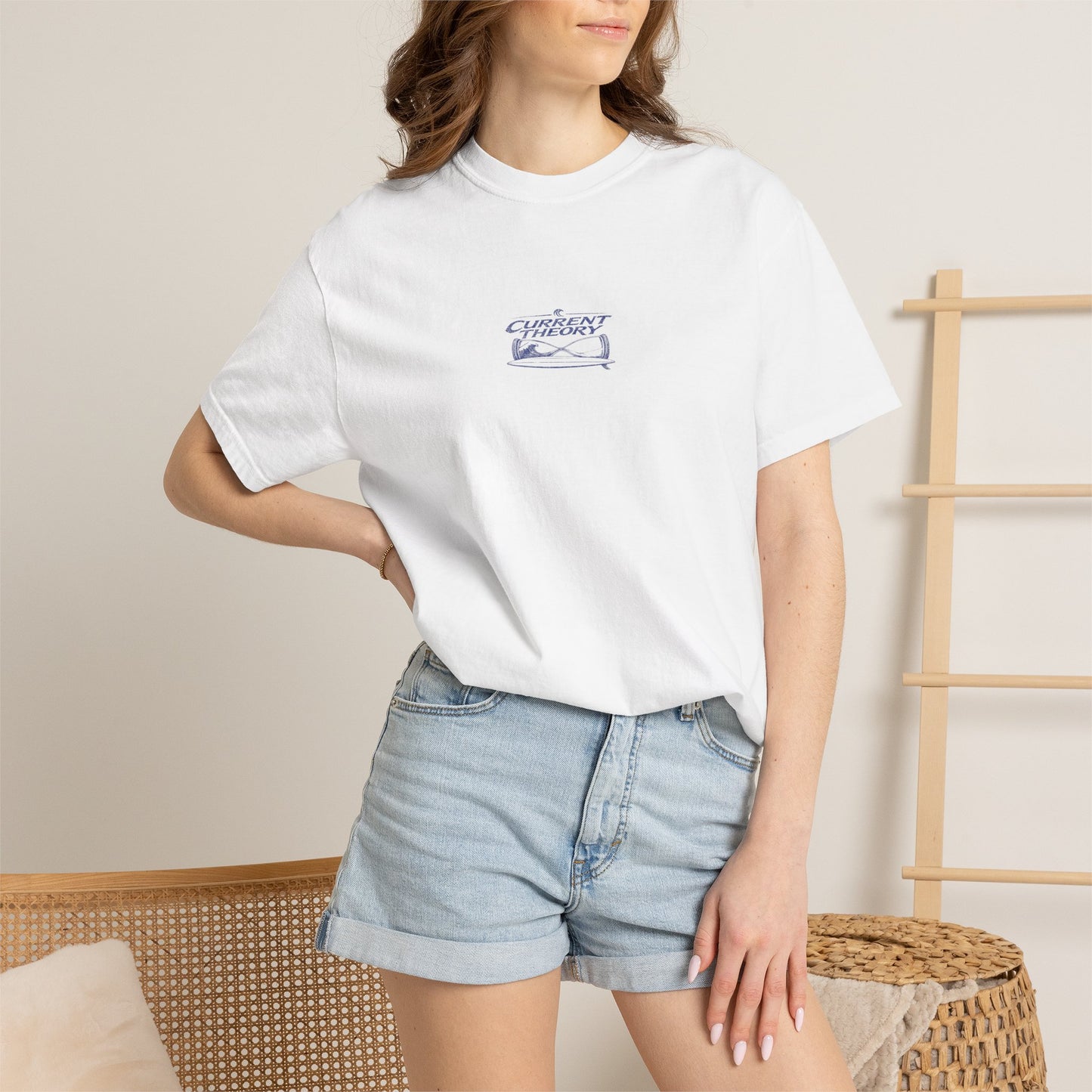 Current Theory Vintage Surf Tee - White